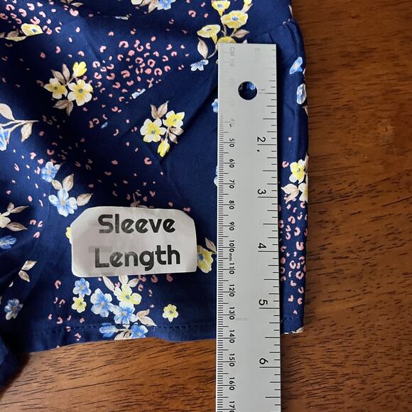 Torrid Women's L 12 Plus Floral Blouse Corset Lace Up Back Peplum Cottagecore - Picture 13 of 15